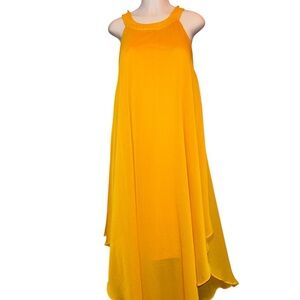 Paper Doll Vibrant Yellow Maxi Dress
